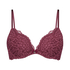 Soutien-gorge push-up à armatures rembourré Rose, Rouge