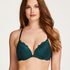 Soutien-gorge à armatures préformé push-up Marine, Bleu