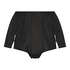 Shorts Satin Amelia Tap, Noir