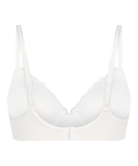 Soutien-gorge sans armature pr&eacute;form&eacute; Lola, Blanc
