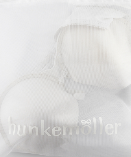 Filet lingerie fermeture éclair, Blanc