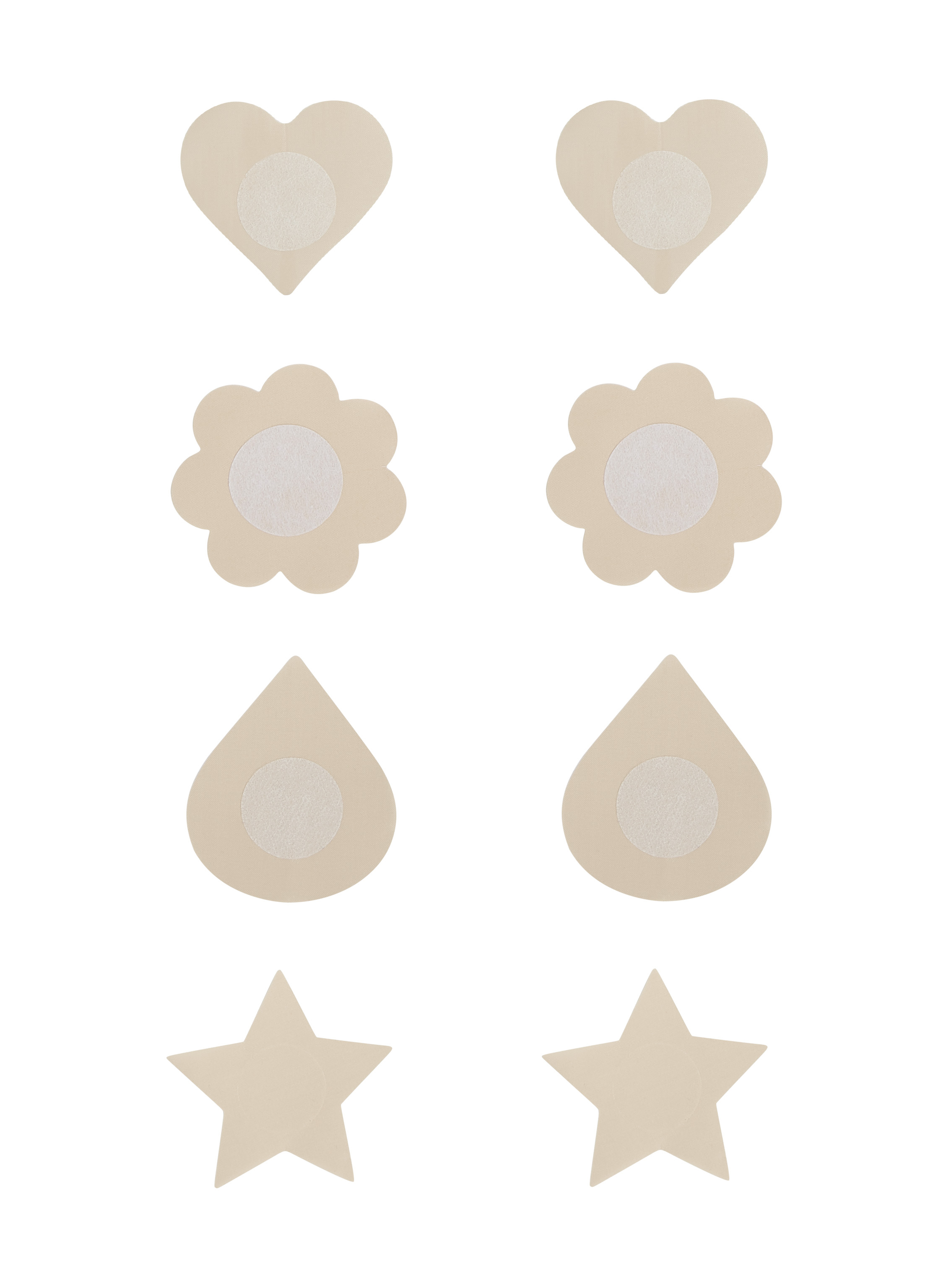 Lot de 4 Cache Mamelons, Beige, main