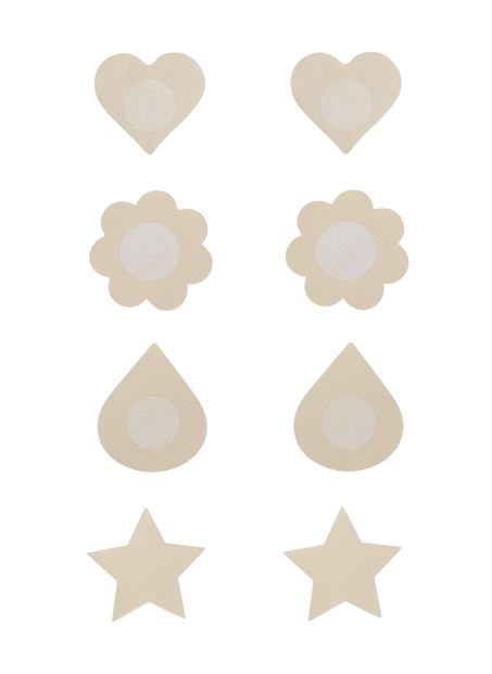 Lot de 4 Cache Mamelons, Beige