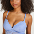 Soutien-gorge préformé sans armatures longline Shiloh, Bleu