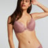 Soutien-gorge &agrave; armatures pr&eacute;form&eacute; push-up Marine, Rose