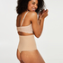String raffermissant taille haute - Level 2, Beige