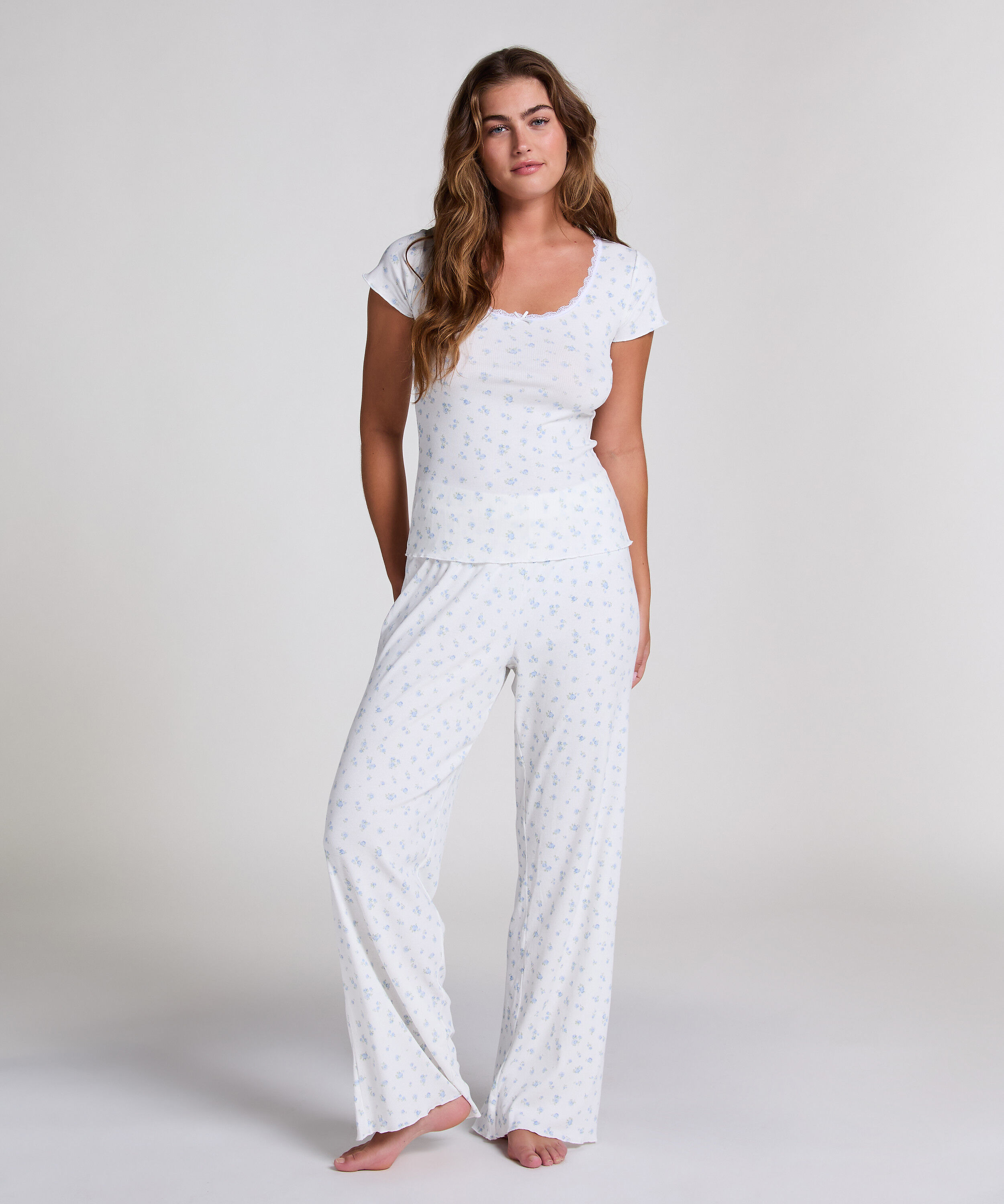 Ensemble pyjama côtelé, Bleu Ensemble pyjama côtelé, Bleu