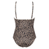 Maillot de bain Leopard, Beige