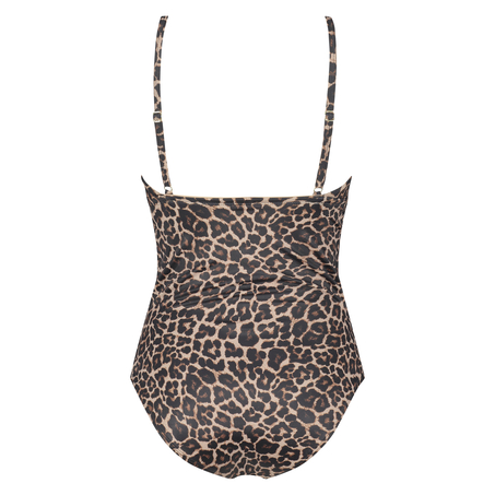 Maillot de bain Leopard, Beige