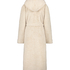 Long peignoir en polaire, Beige