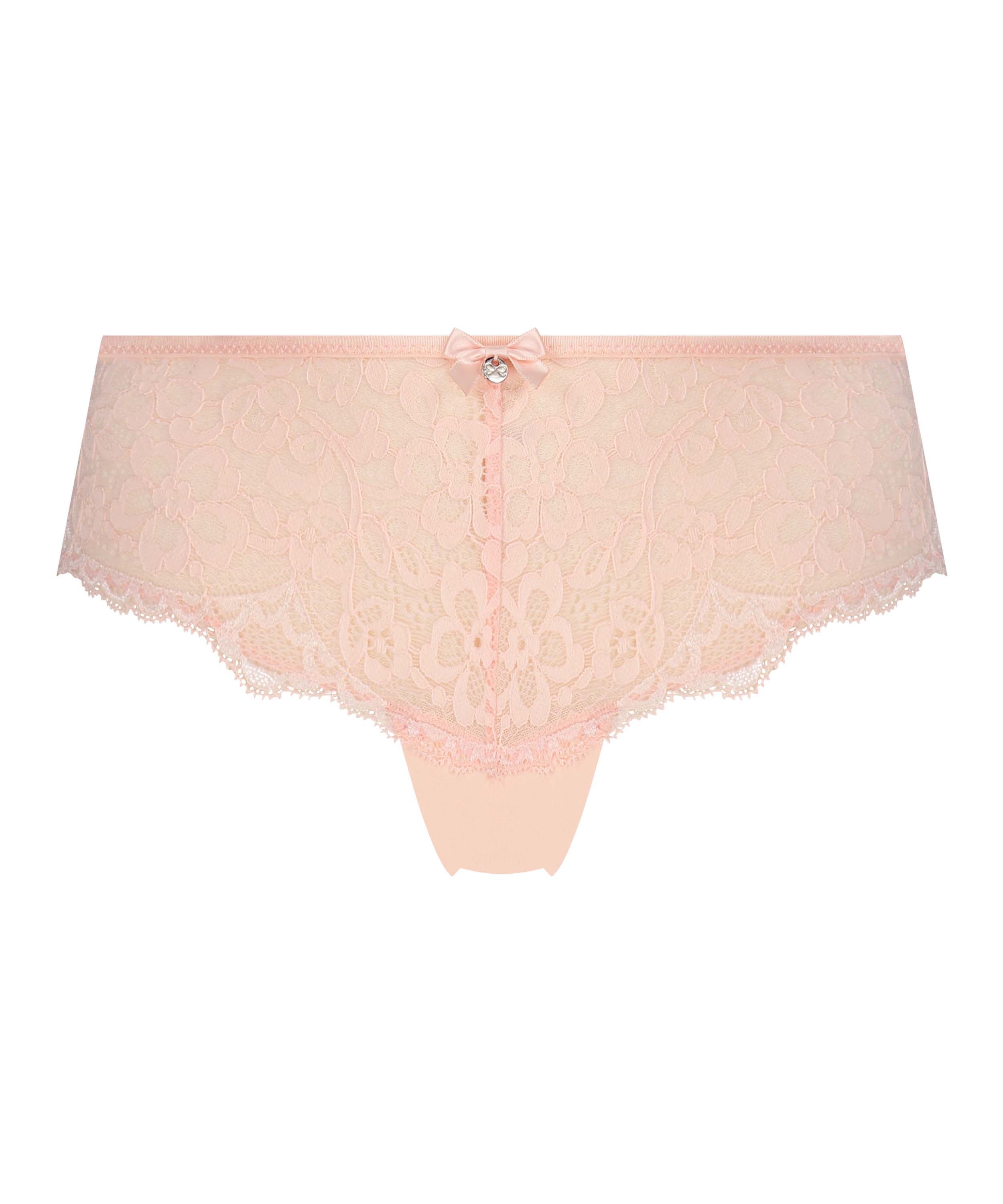 Slip brésilien Marine, Rose, main