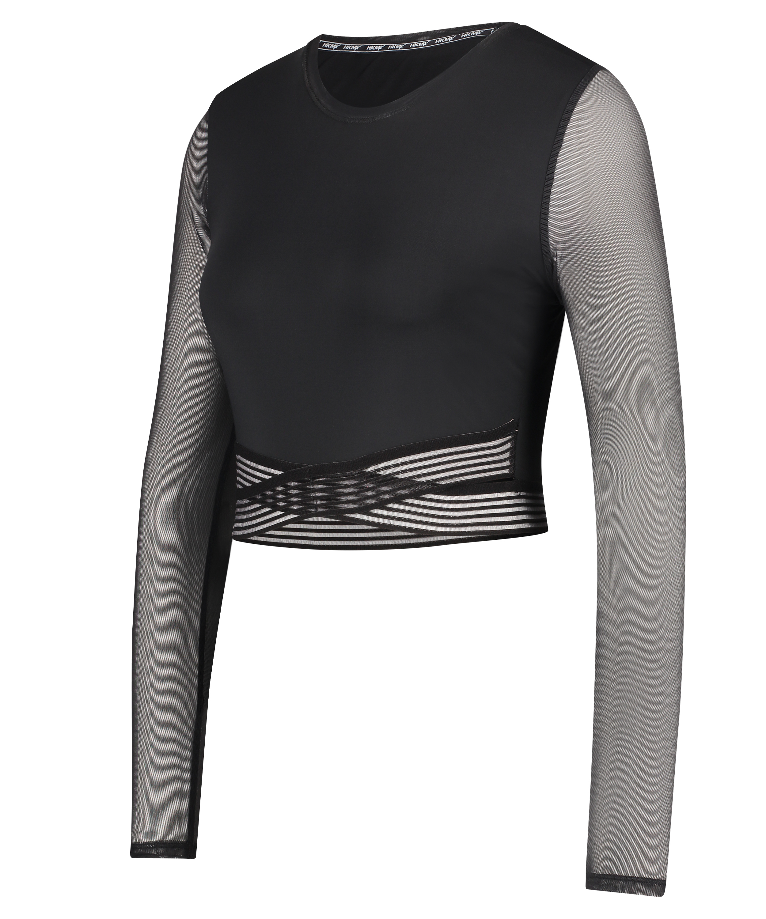 Haut crop-top HKMX, Noir, main