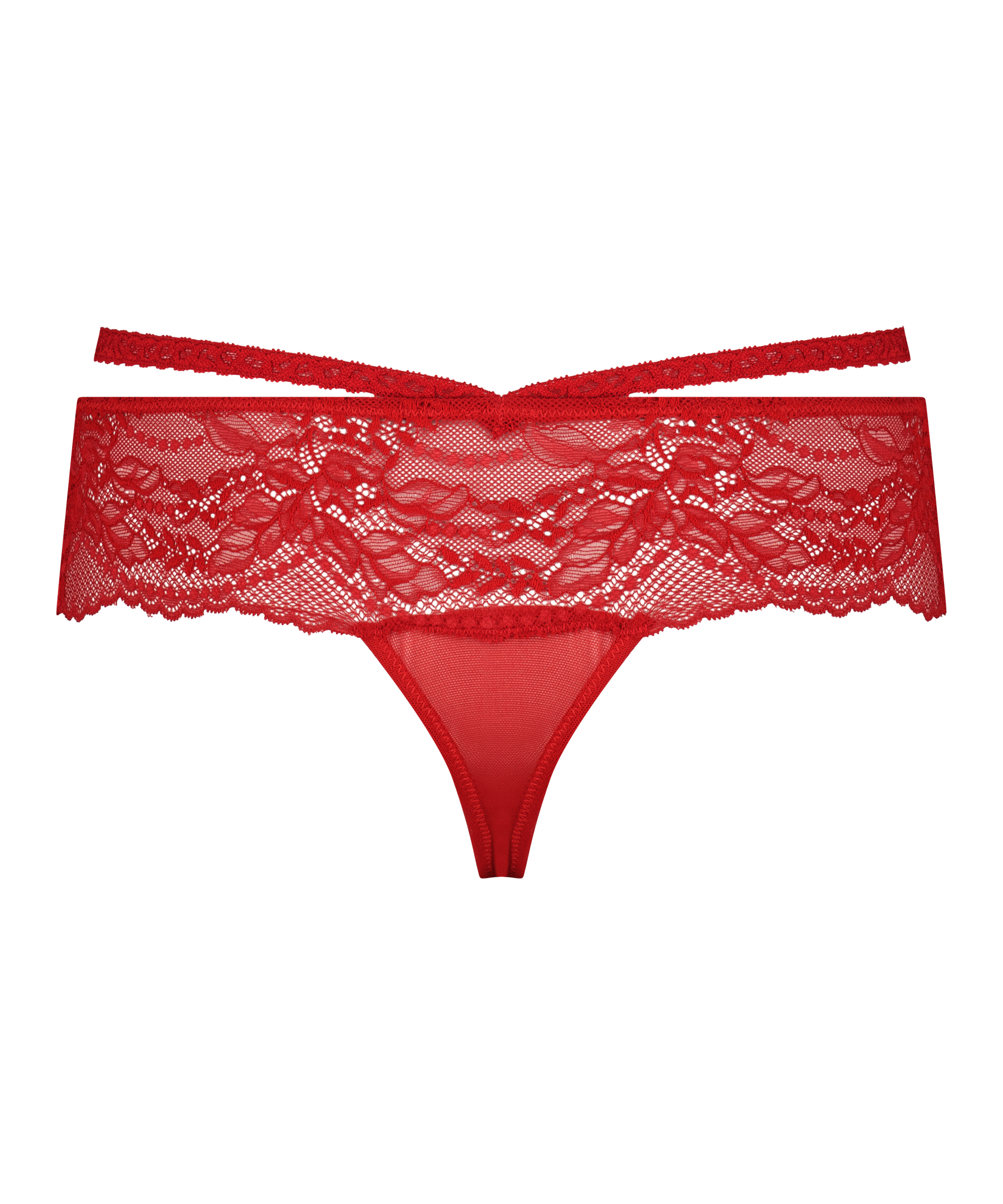 Boxer String Cara, Rouge, main