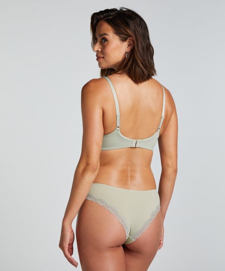 Slip br&eacute;silien Lola, Vert