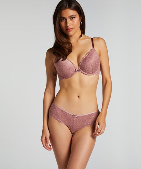 Soutien-gorge &agrave; armatures pr&eacute;form&eacute; push-up Marine, Rose