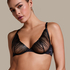 Soutien-gorge non-rembourré à armatures Alice, Noir