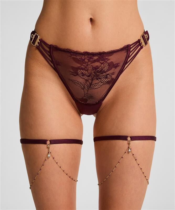 Jarretières Avela, Violet