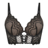 Soutien-gorge Push-Up bustier à armatures rembourré Lotta, Noir