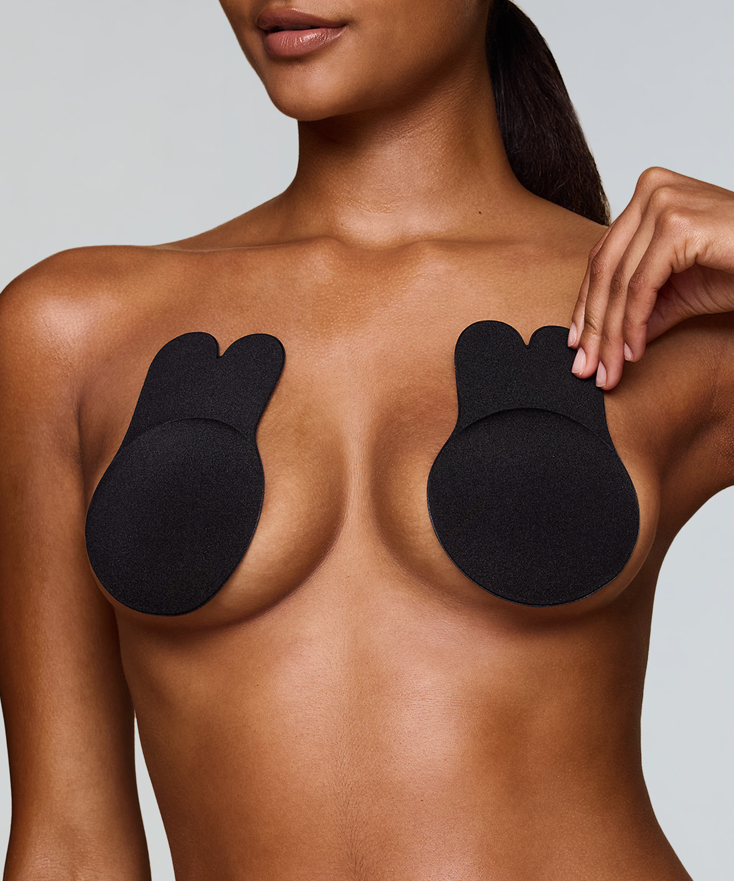 Bonnets à coller liftants, Noir, main