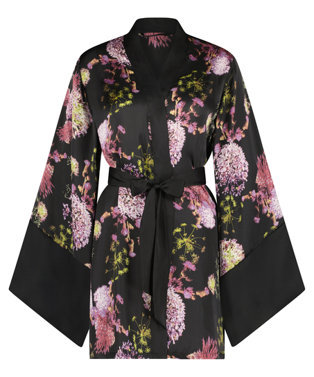 Kimono Satin, Noir