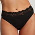 Slip taille haute Diva, Noir