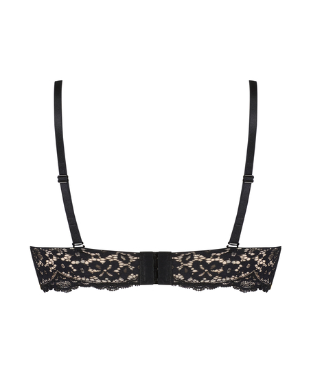 Soutien-gorge à armatures préformé sans bretelles Rose, Noir