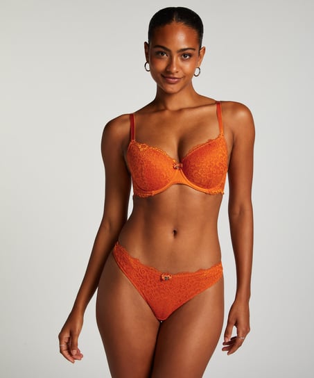 Soutien-gorge à armatures préformé Marine, Orange