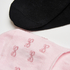Lot de 2 paires de footies, Rose