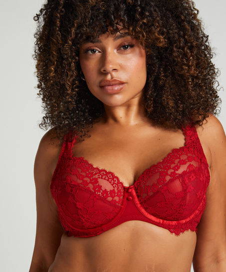 Soutien-gorge à armatures non-préformé Daisy, Rouge