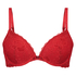 Soutien-gorge à armatures préformé push-up Maya, Rouge