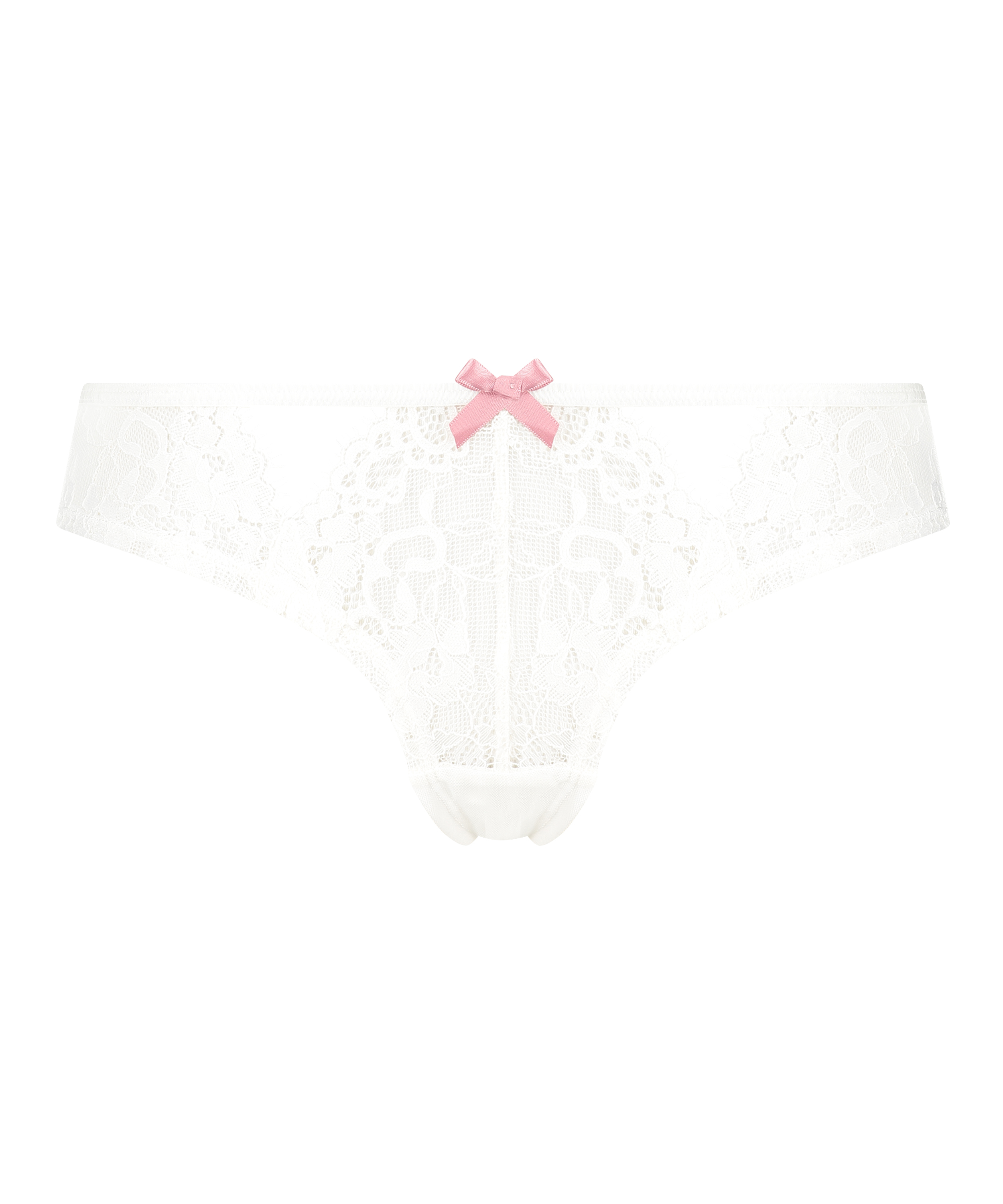 Slip brésilien Yentel, Blanc, main