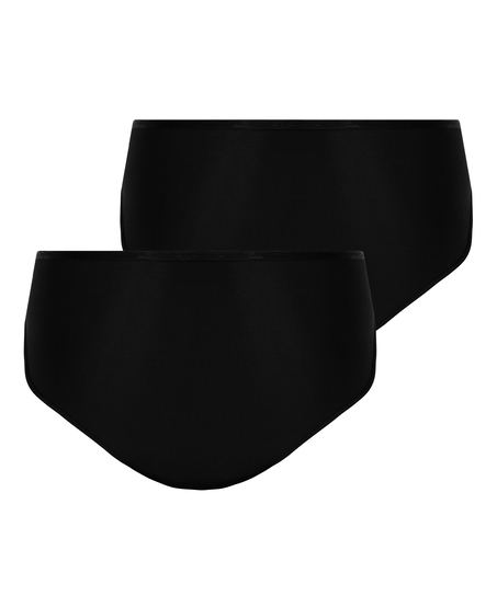 Lot de 2 slips Angie, Noir
