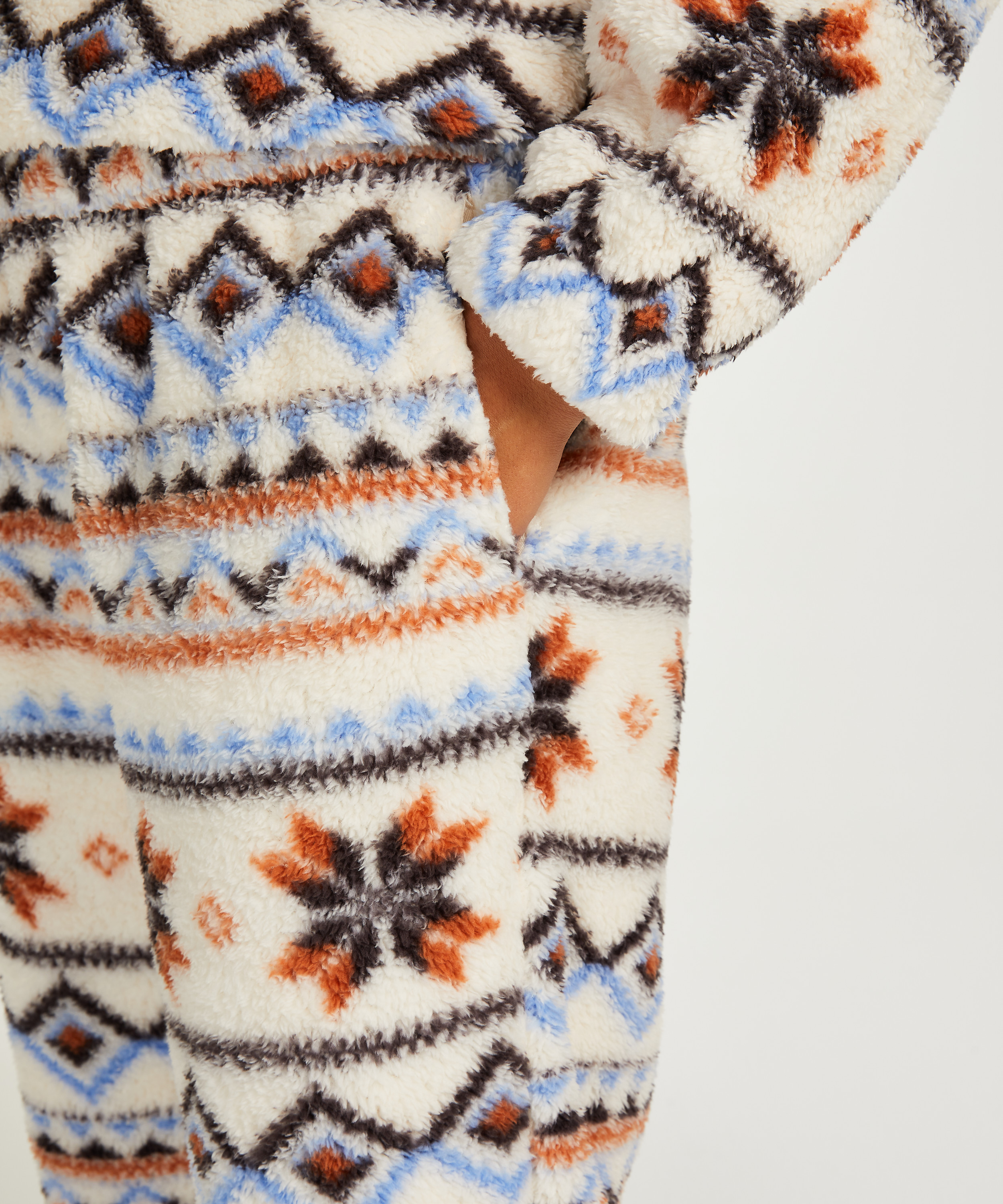 Pantalon de jogging polaire, Blanc, main