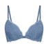 Soutien-gorge &agrave; armatures pr&eacute;form&eacute; push-up Marine, Bleu