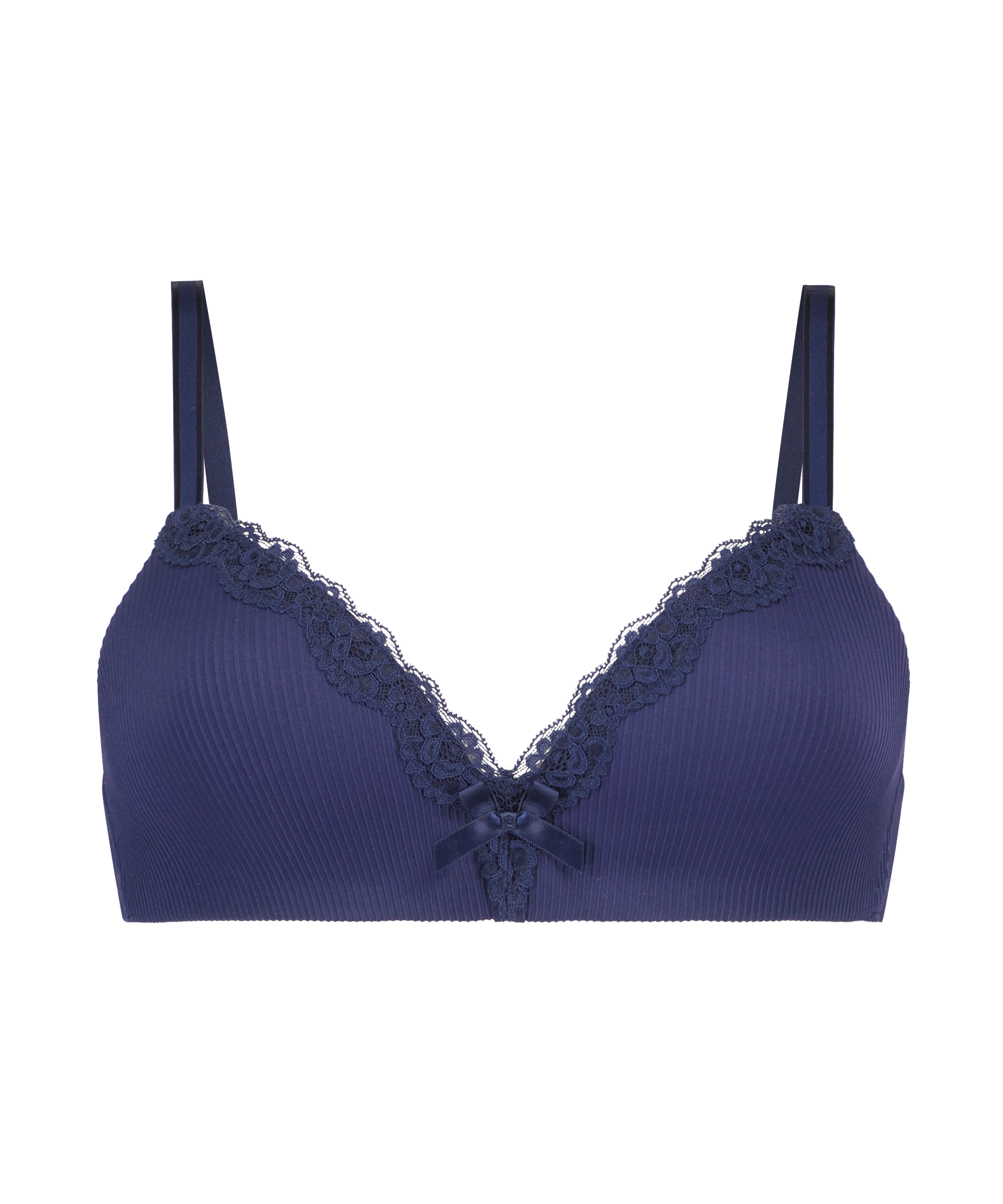 Soutien-gorge sans armature pr&eacute;form&eacute; Lola, Bleu, main