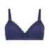 Soutien-gorge sans armature pr&eacute;form&eacute; Lola, Bleu