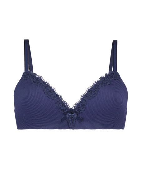 Soutien-gorge sans armature pr&eacute;form&eacute; Lola, Bleu
