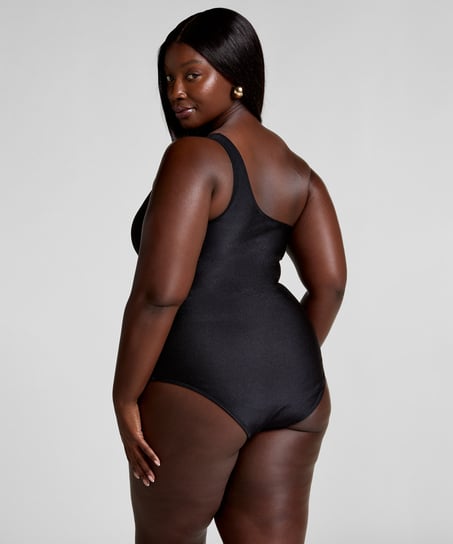 Maillot de bain Shaping Shell Mesh, Noir