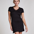 Chemise de nuit en jersey, Noir