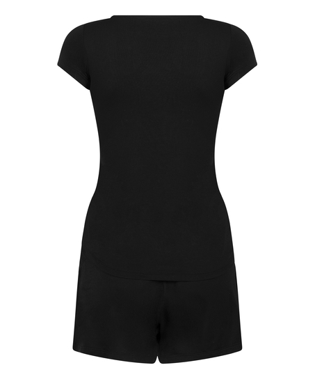 Pyjama en jersey, Noir