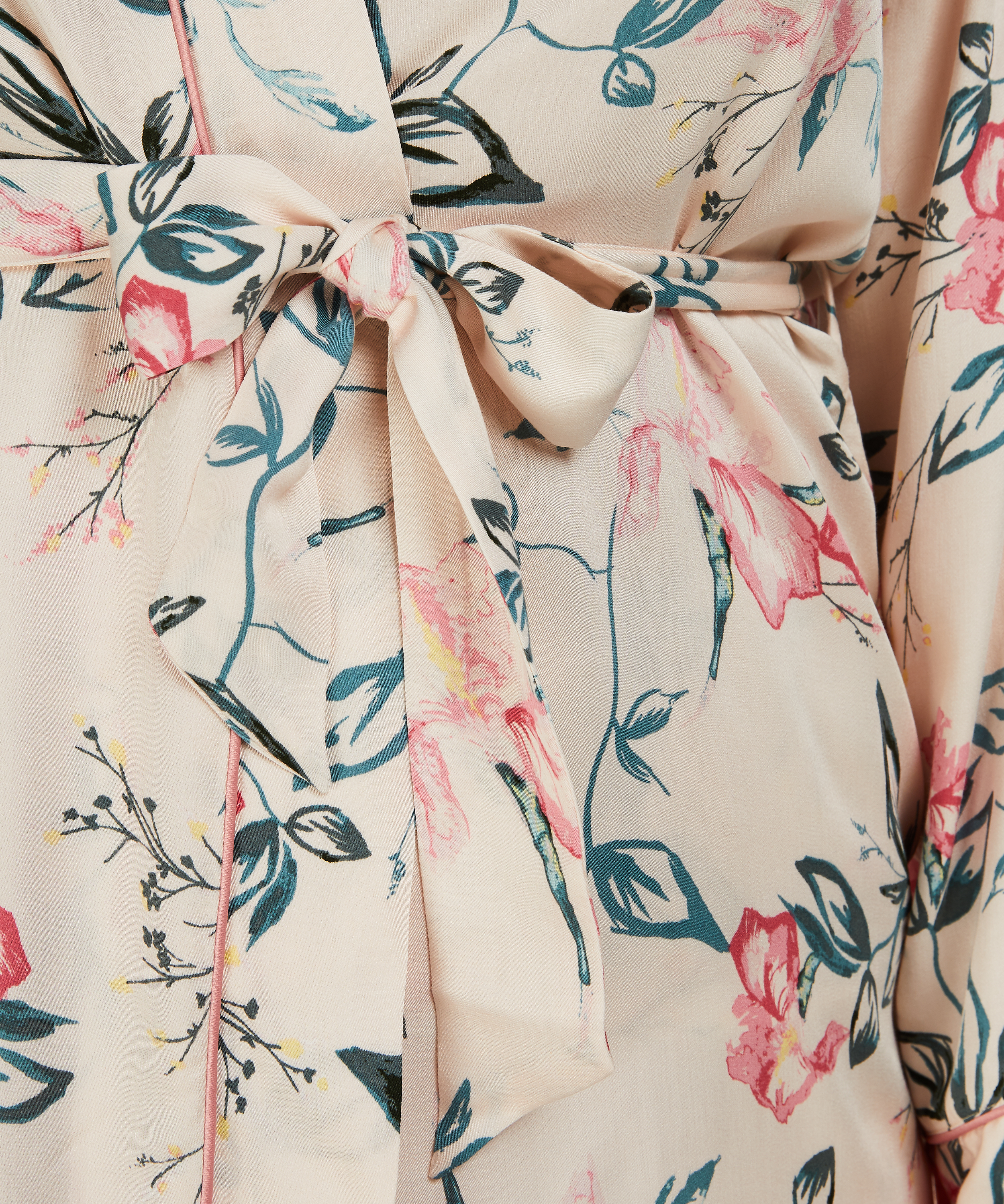 Kimono tissé, Beige, main