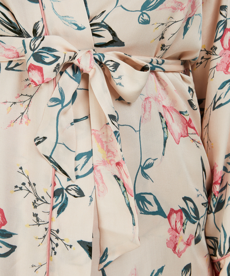 Kimono tissé, Beige