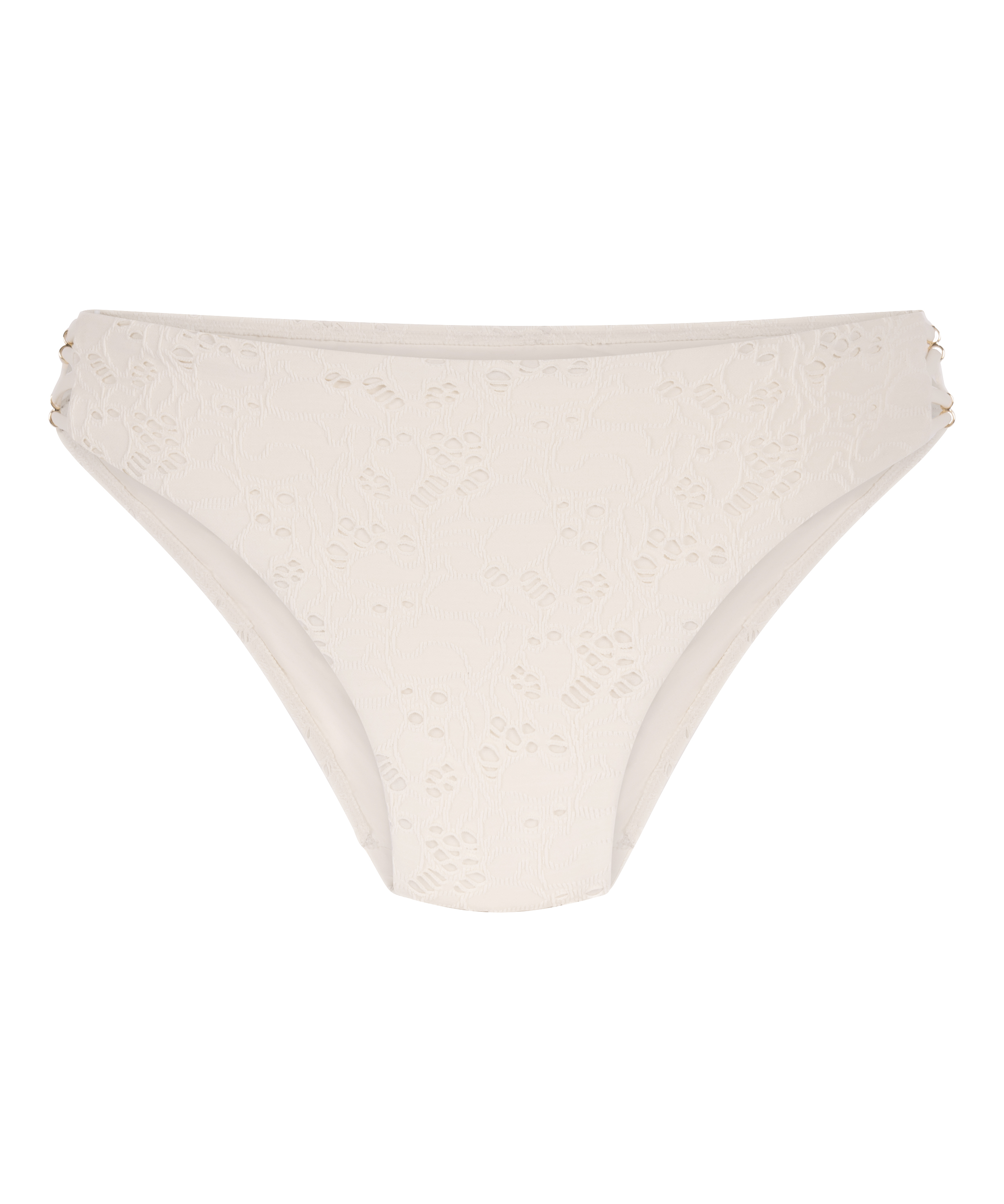Bas de bikini Crochet, Blanc, main
