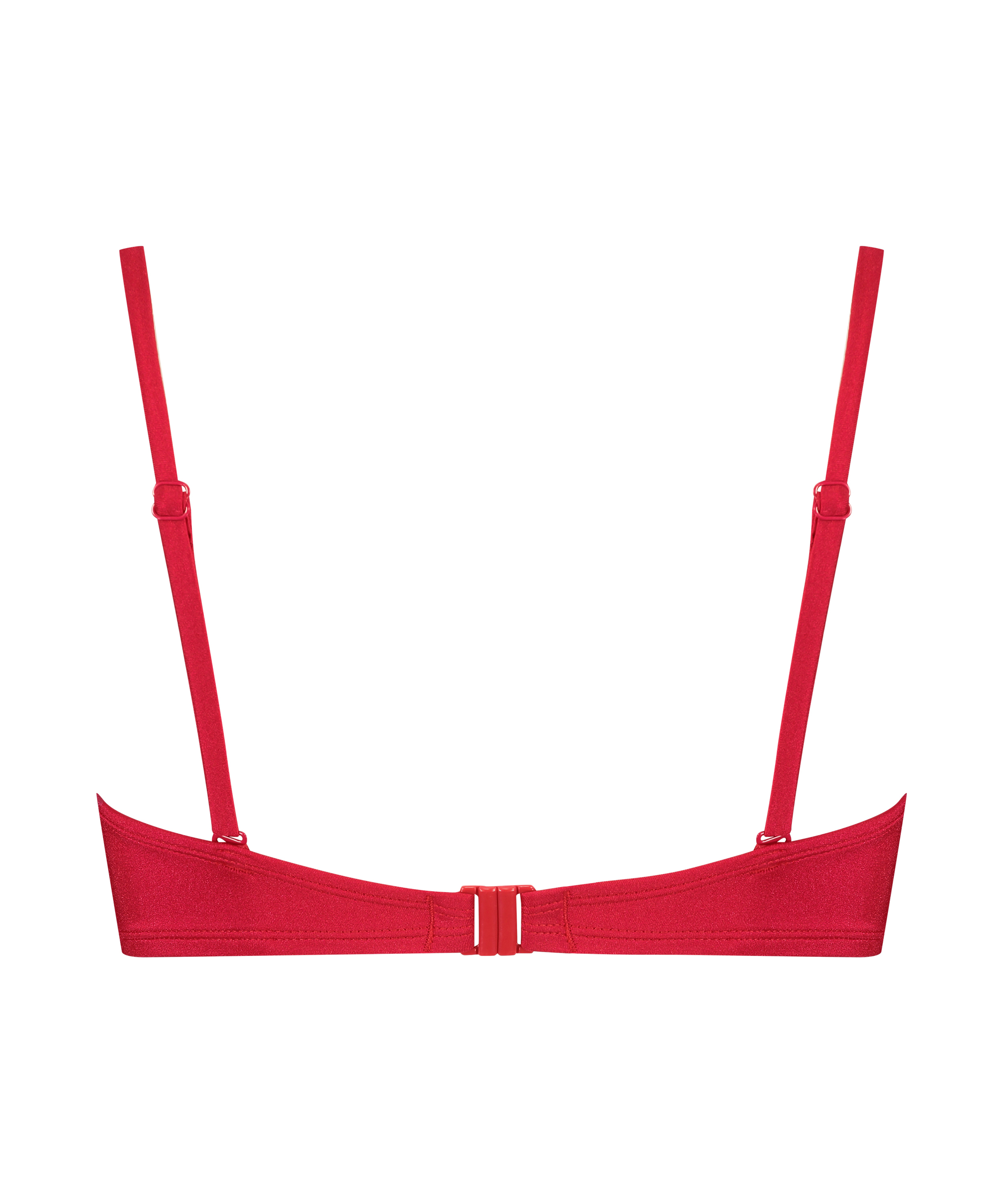 Haut de maillot de bain push-up rembourr&eacute; &agrave; armatures Lola, Rouge, main