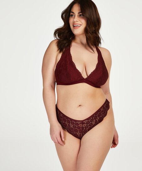 High leg Brazilian, Rouge