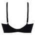 Soutien-gorge à armatures préformé push-up et longline Jemima, Noir
