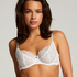 Soutien-gorge à armatures non-préformé Marine, Blanc