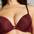Soutien-gorge à armatures préformé Plunge, Rouge