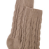 1 paire de chaussettes tricotées, Beige