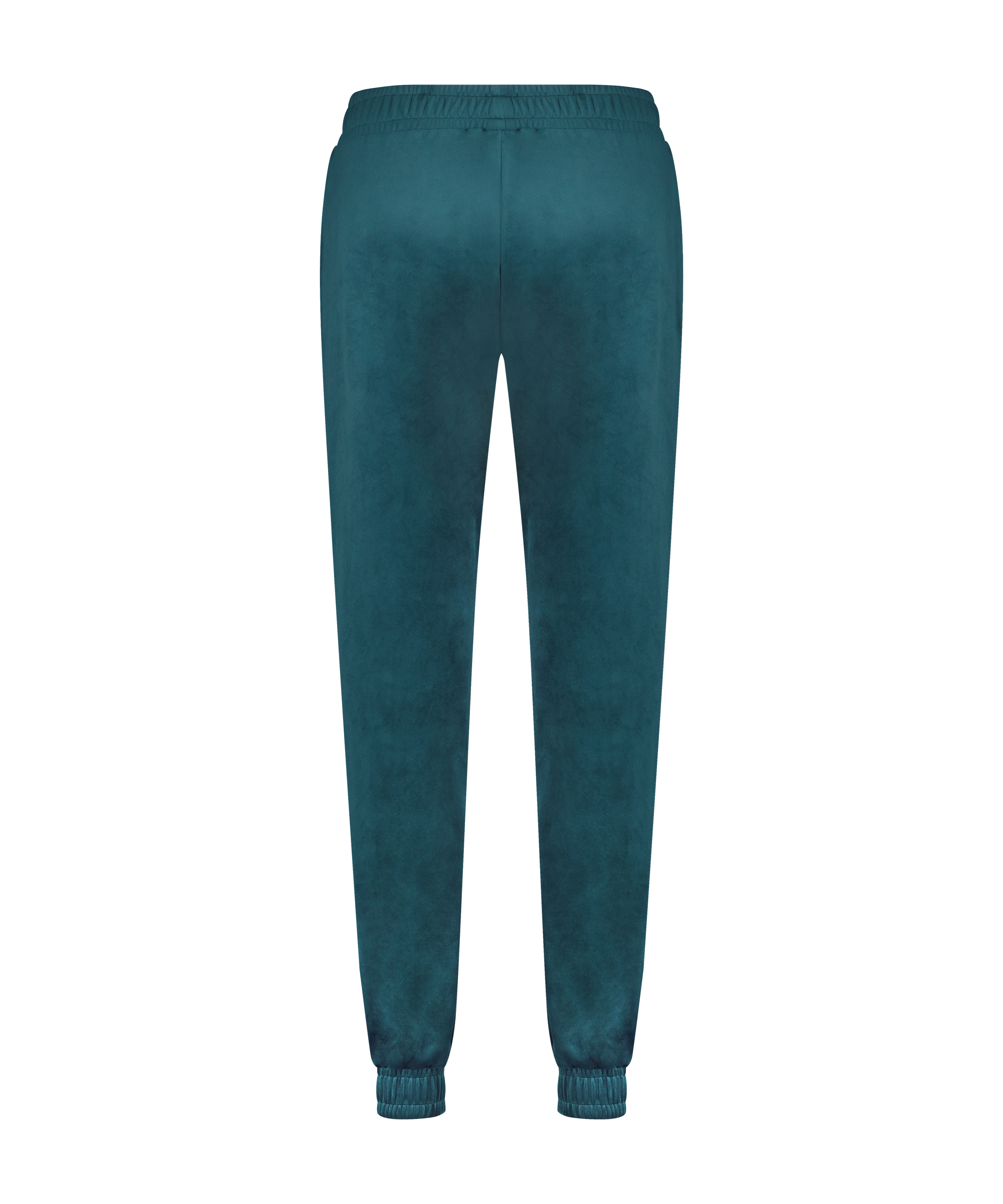 Pantalon Jogging Velours Pintuck, Bleu, main